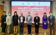 A group photo of the speakers of HIV-STI conference